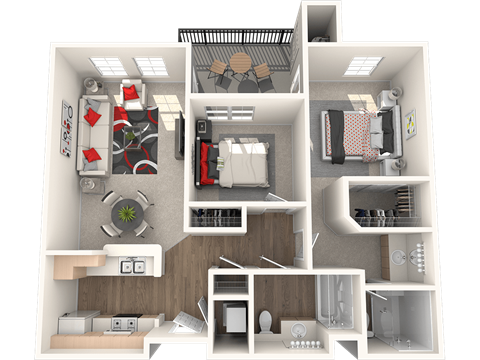 Santa Barbara Floor Plan at 55+ FountainGlen Stevenson Ranch, Stevenson Ranch, 91381